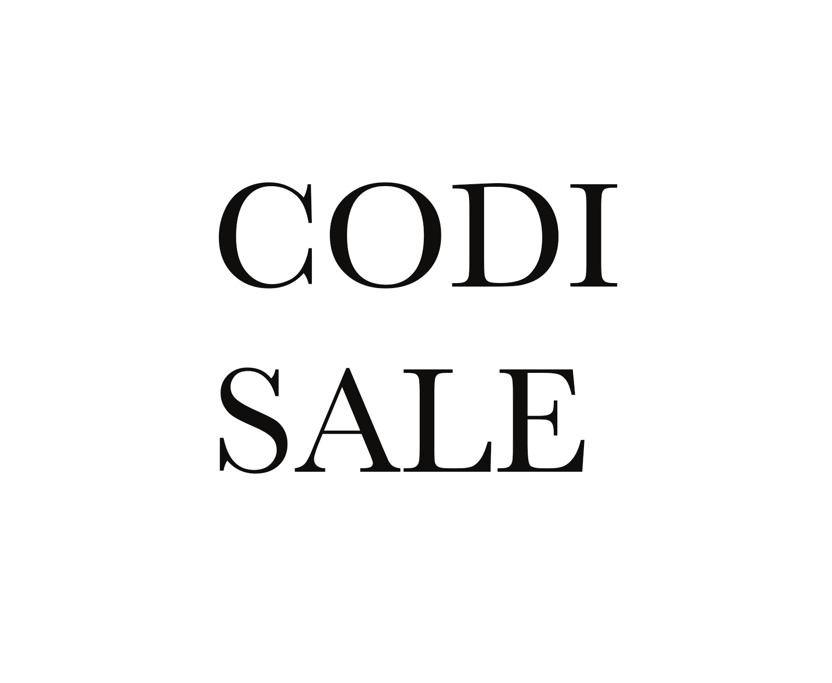 CODI SALE
